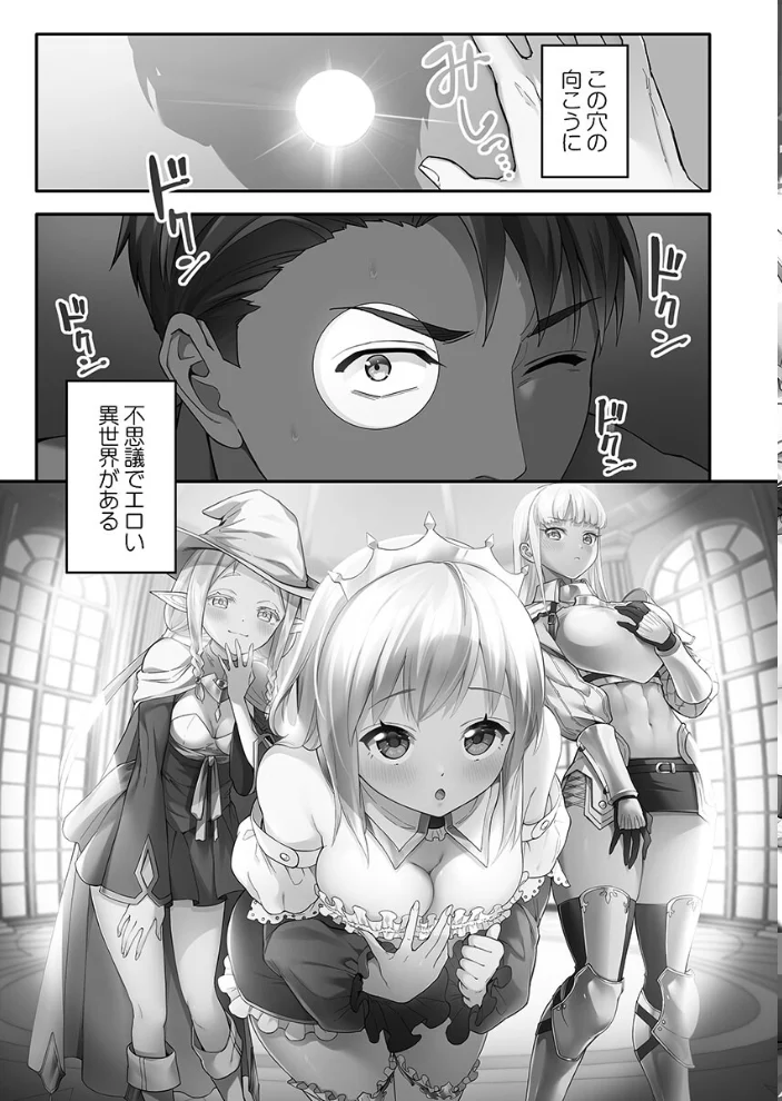 異世界壁穴〜この穴のナカはめちゃめちゃ気持ちいい！【単行本版】1【電子限定】 サンプル画像
