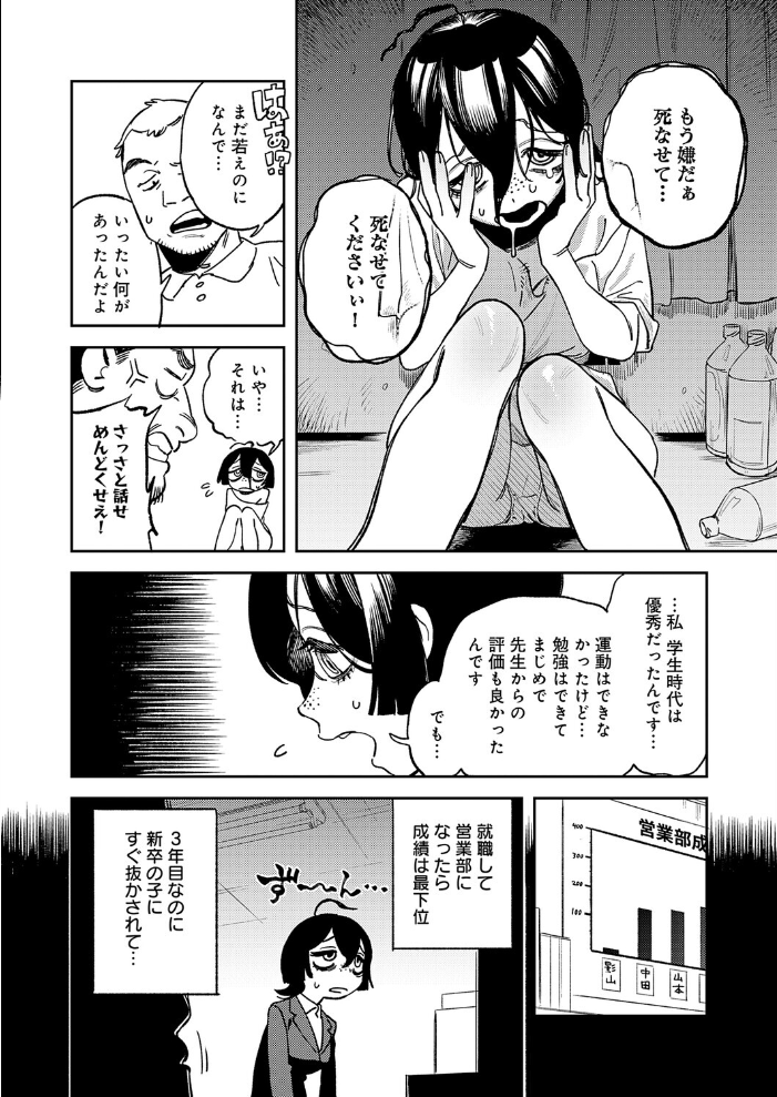 カラダで払え!死にたがりちゃん 【エコギ】 サンプル画像